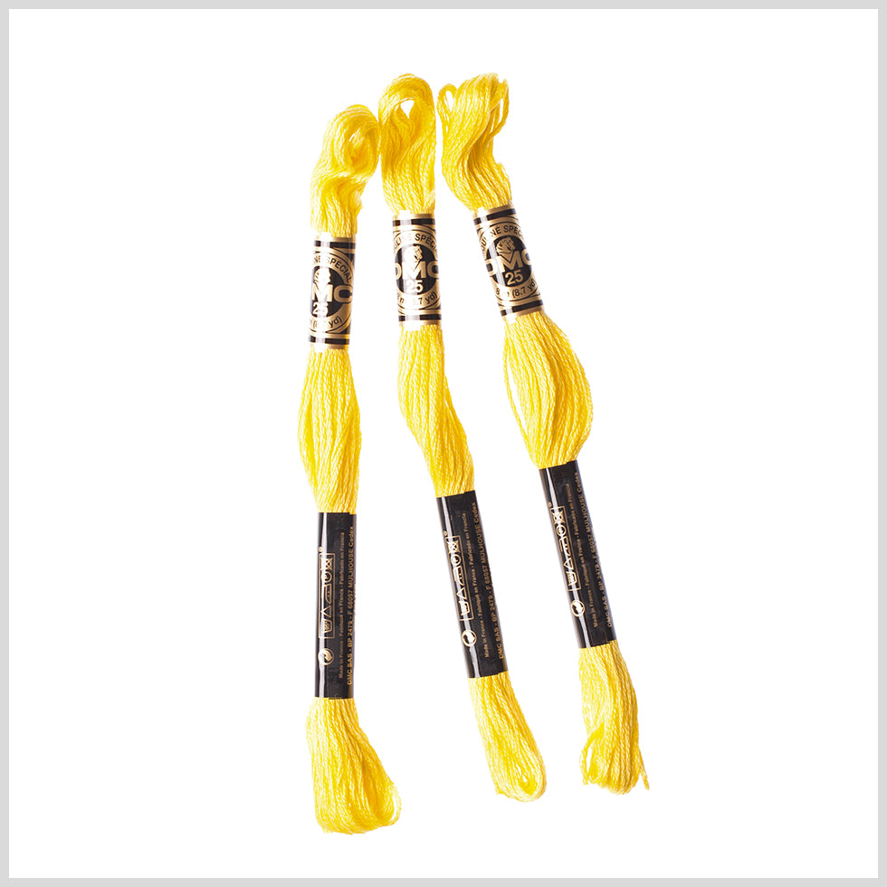 3-Pack DMC Size 6 Embroidery Floss #307 Lemon - Joann Fabrics