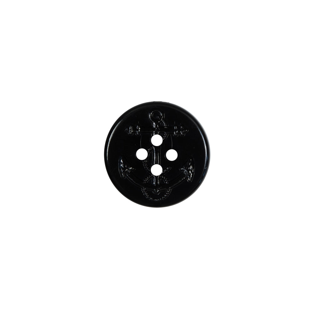 Black Plastic Anchor 4-Hole Button - 20L/12.5mm - Joann Fabrics