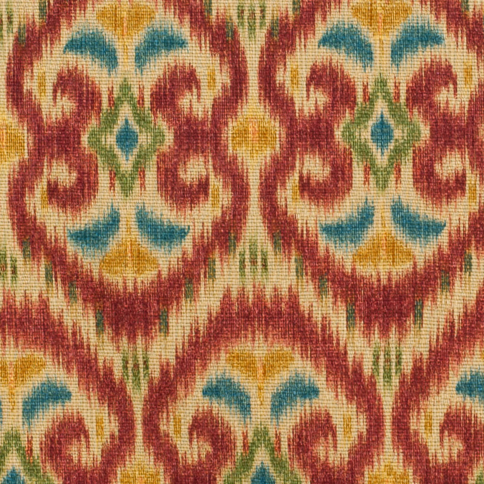 Beige & Red Gem Ikat Prints - Joann Fabrics