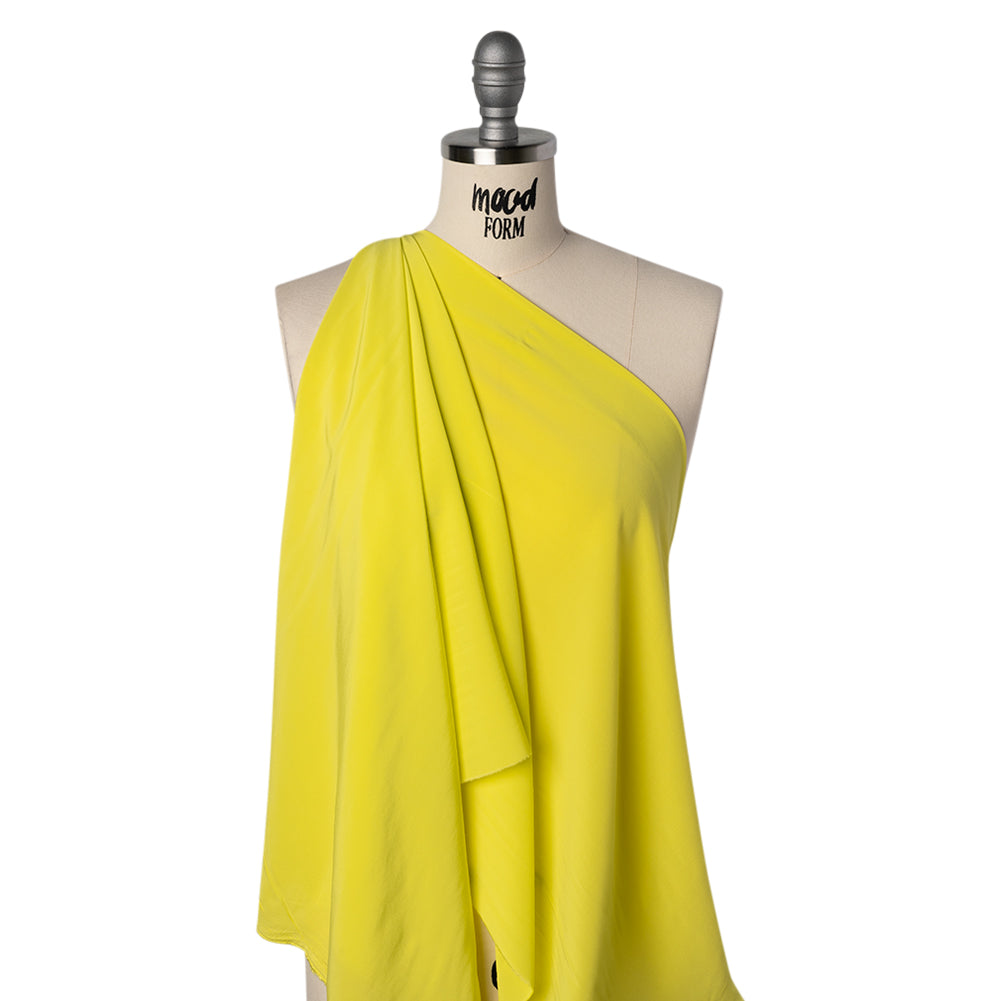 Viscose Crepe de Chine - Chartreuse - Famous Australian Designer Deadstock - Joann Fabrics