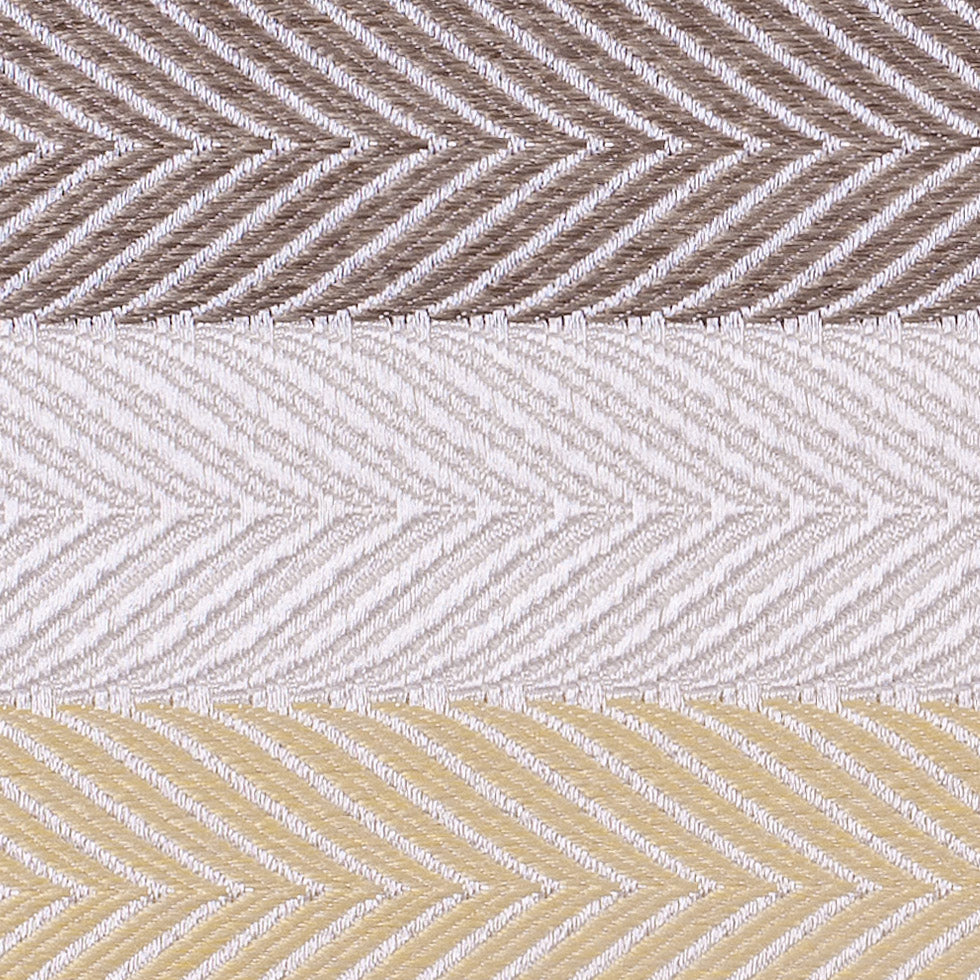 Ivory, Yellow and Green Herringbone Stripes Poly Brocade - Joann Fabrics