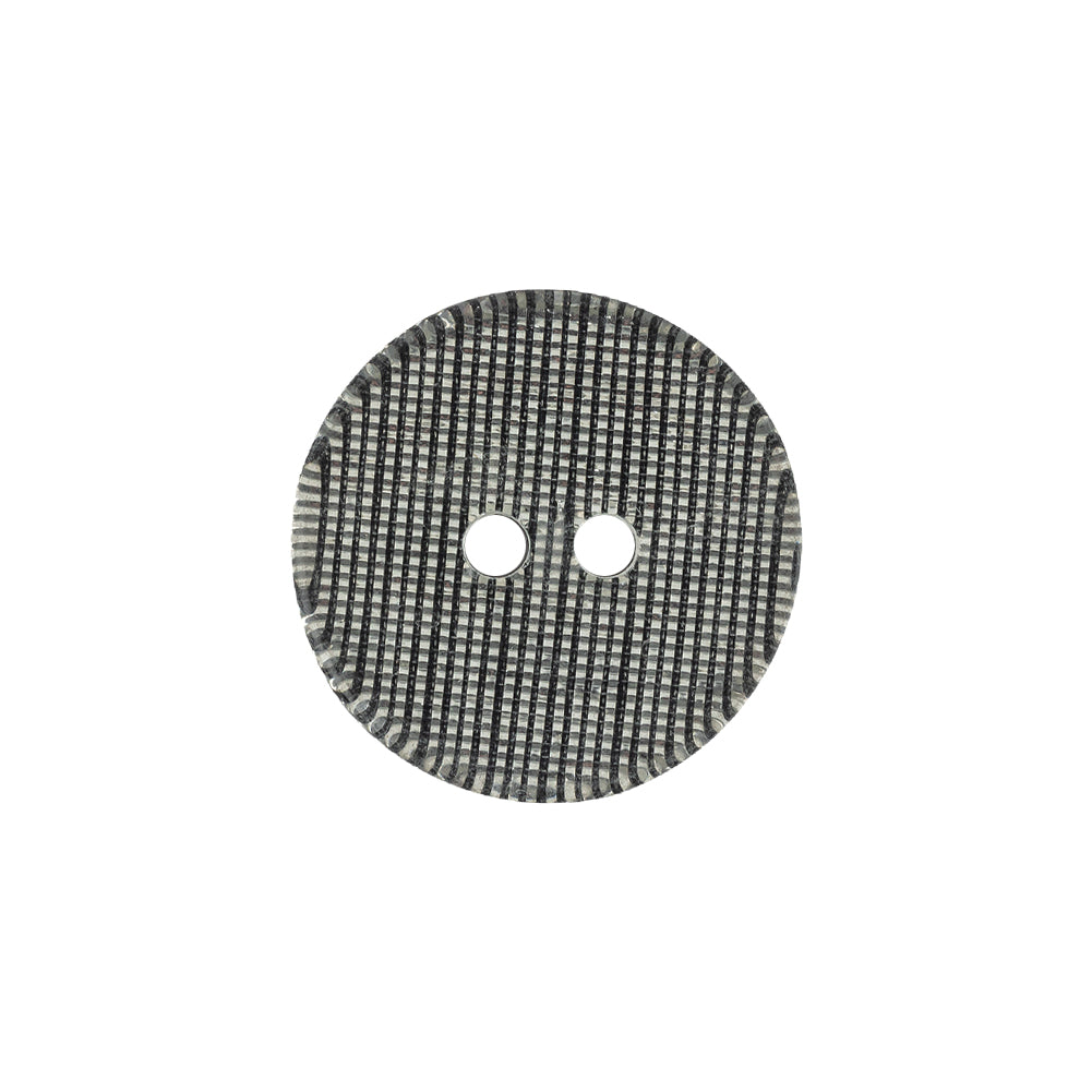 Silver Striated 2-Hole Plastic Saucer Button - 32L/20mm - Joann Fabrics