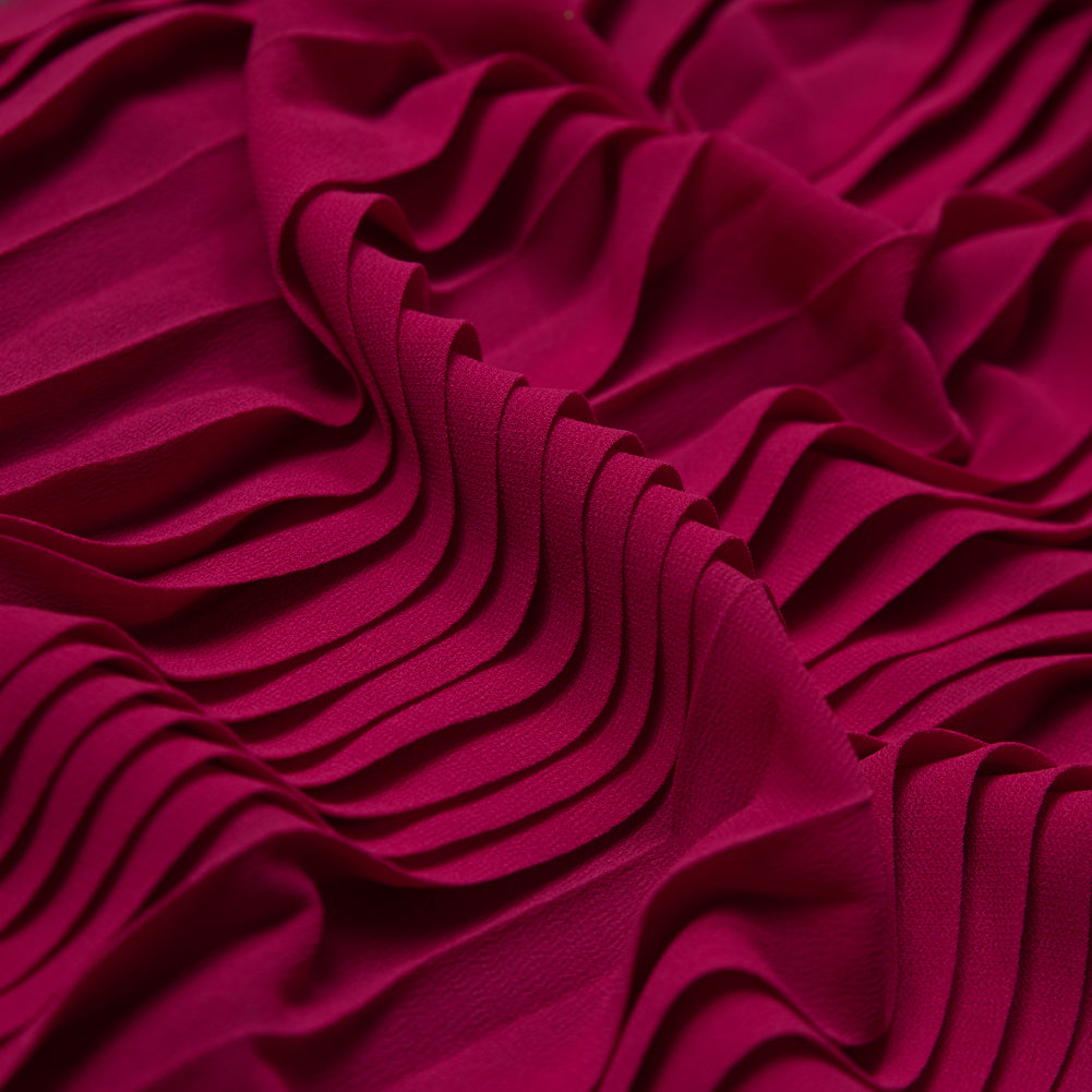 Accordion Pleated Chiffon - Bittersweet - Etereo Collection - Joann Fabrics