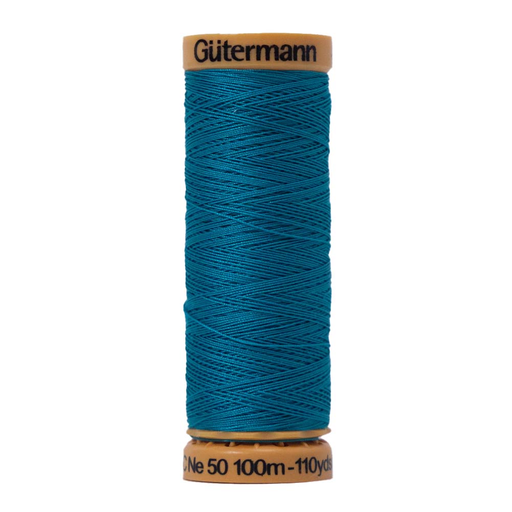 Gutermann Natural Cotton Thread 100m - 7540 Turquoise Blue - Joann Fabrics