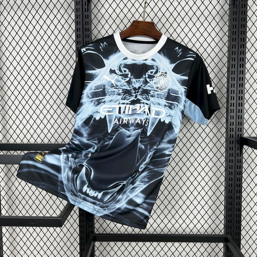 2025/2026 Manchester City Black And Blue Concept Version Football Jersey 1:1 Thai quality