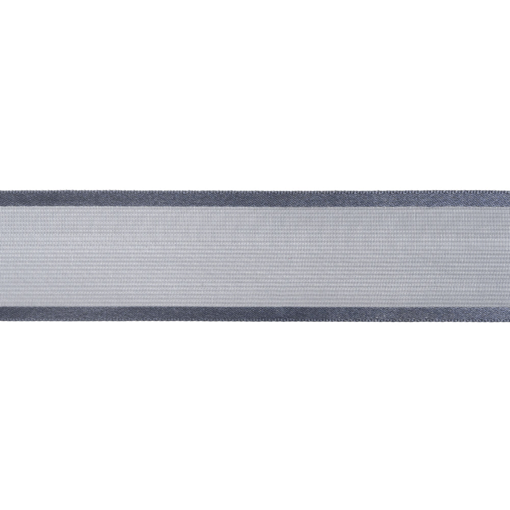 Sheer Ribbon with Double Faced Satin Edges - 1