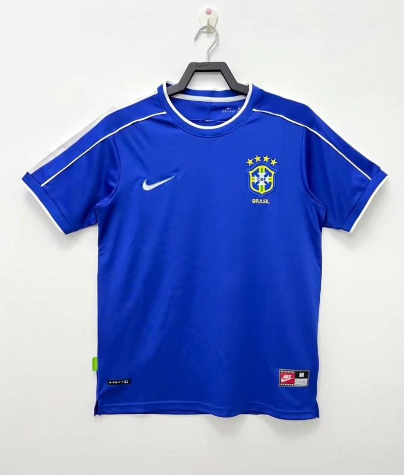 1998 Retro Brazil Away Soccer Jersey 1:1 Thai Quality