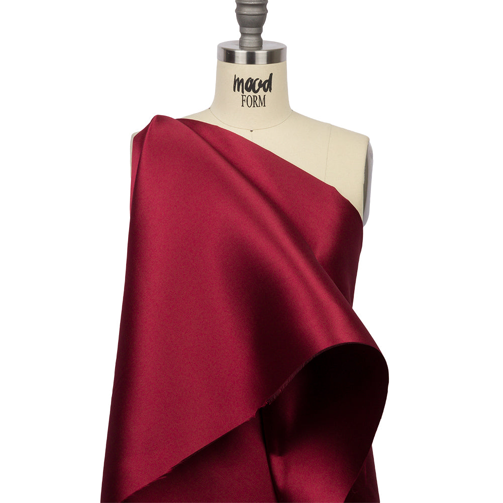Polyester Mikado - Wine - Nicolette Collection - Joann Fabrics