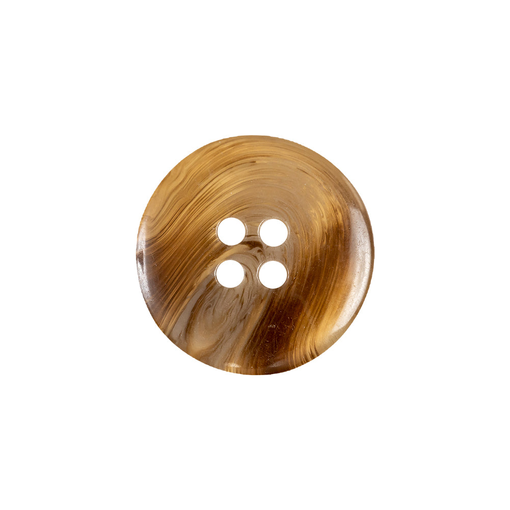 Brown, Beige and White Translucent Swirl 4-Hole Plastic Button - 32L/20mm - Joann Fabrics