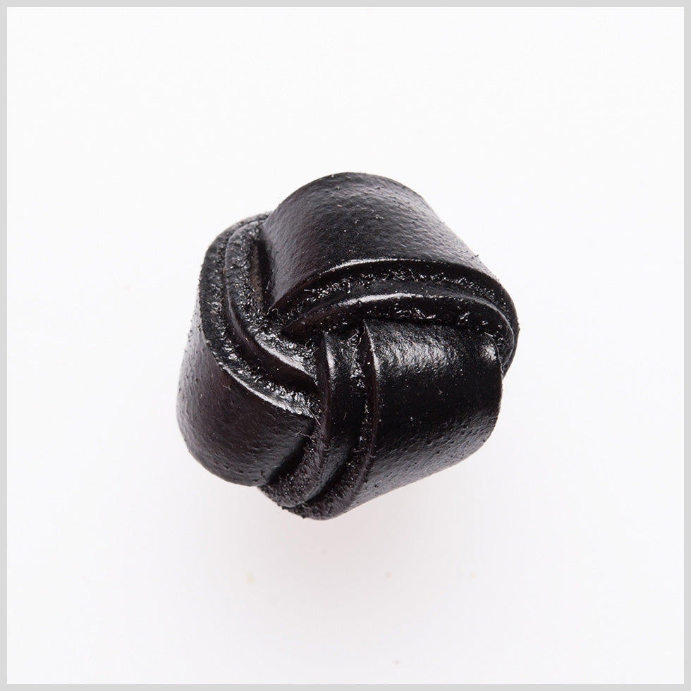 Black Leather Button - 34L/21.5mm - Joann Fabrics