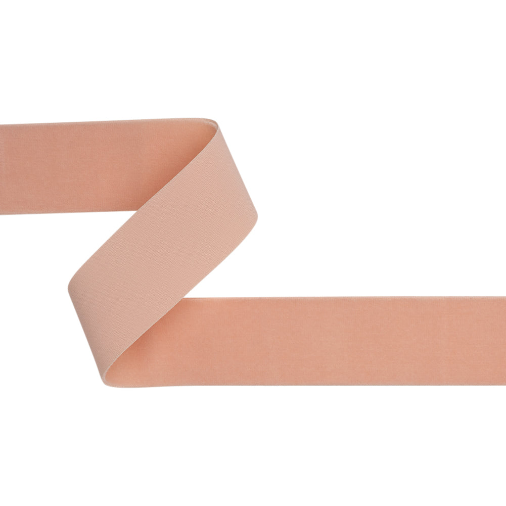 Stretch Velvet Ribbon Trim Made in Italy - 1.5
