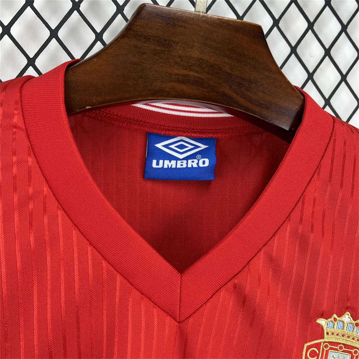 Retro Osasuna 1987-88 Home Jersey - Fans Version - UnitedFutballJersey