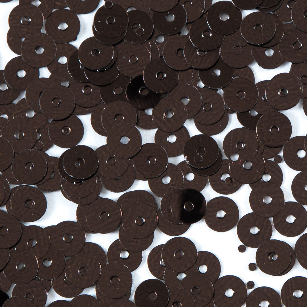 Bag of Brown Color Loose Sequins with Silver Back - 5mm - Joann Fabrics