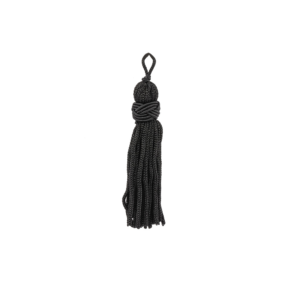 Black Cotton Tassel - 2.5