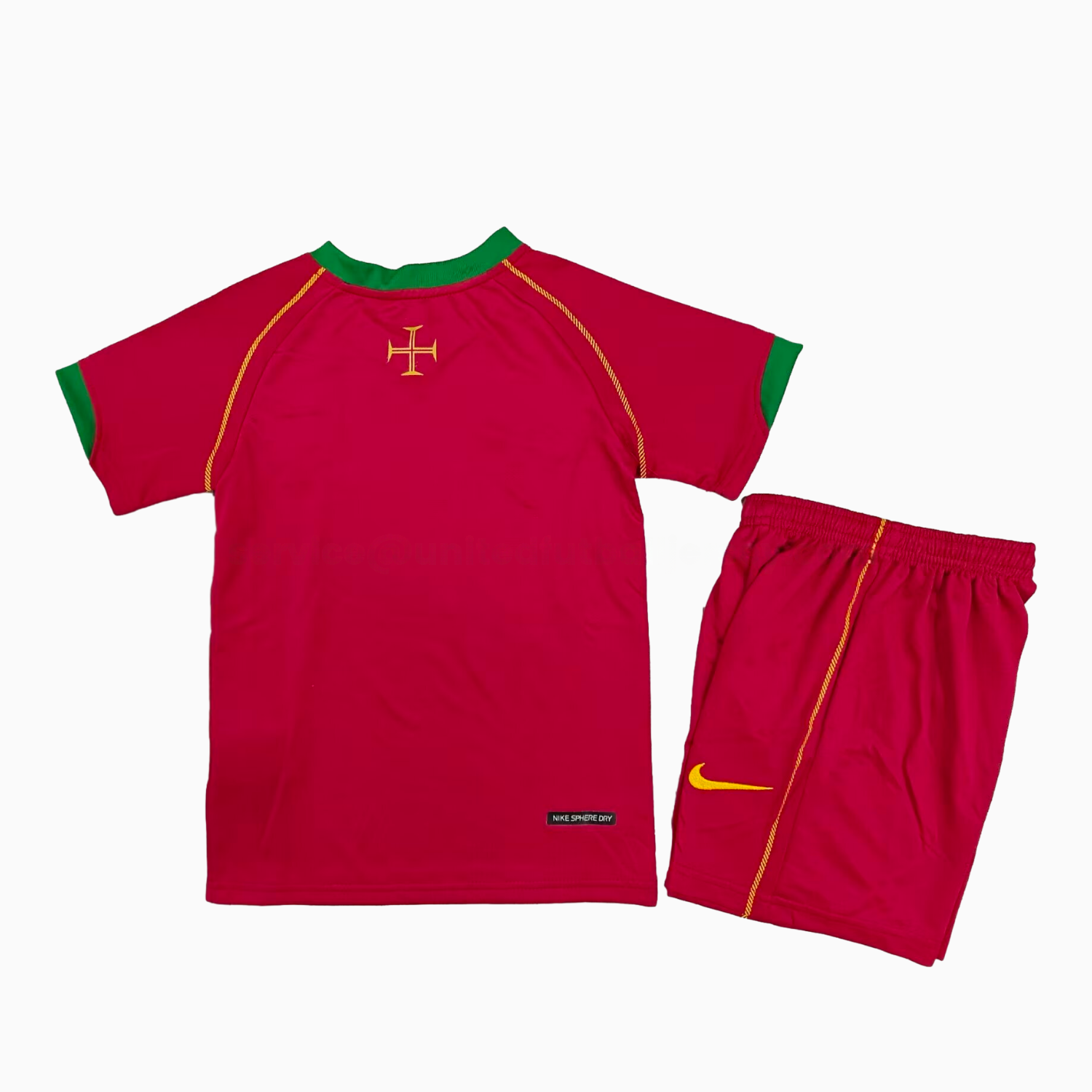 Retro Portugal 2006 Home Kids Kit - UnitedFutballJersey