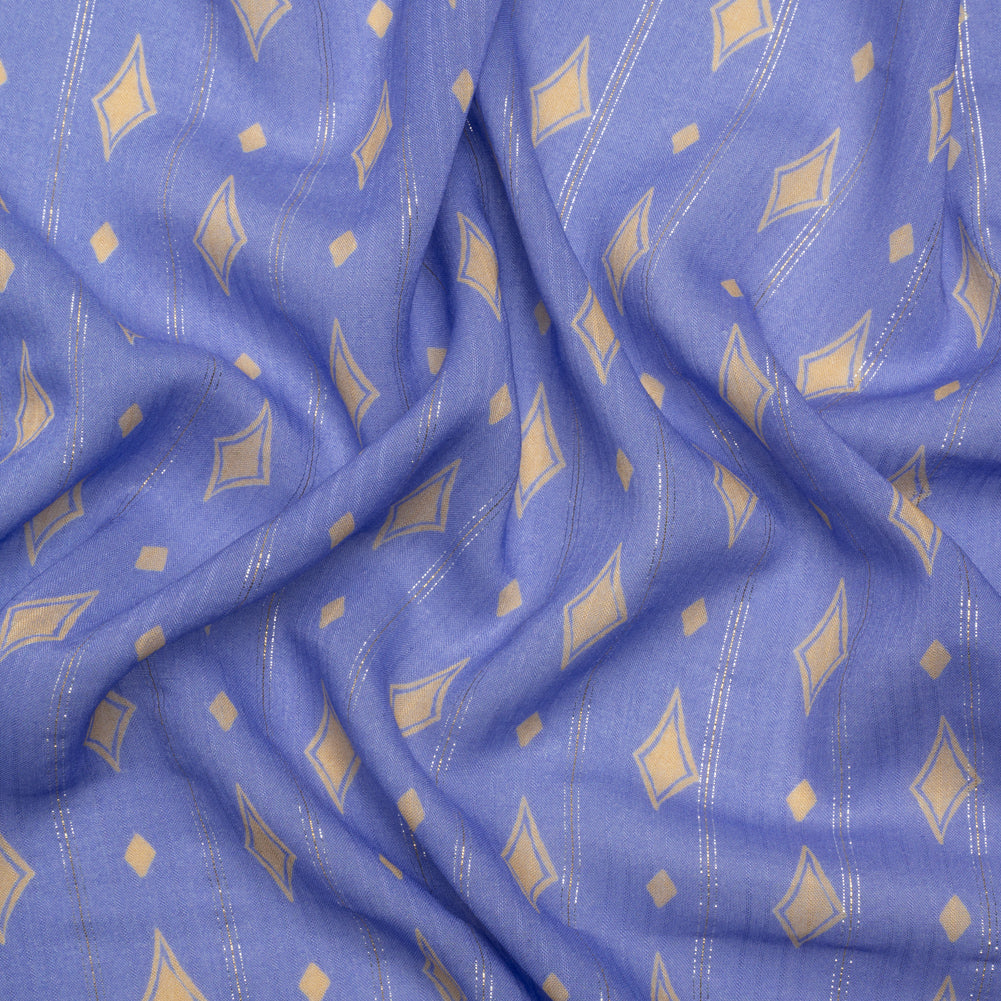 Mood Exclusive Little Star Metallic Pinstriped Viscose Dobby - Joann Fabrics