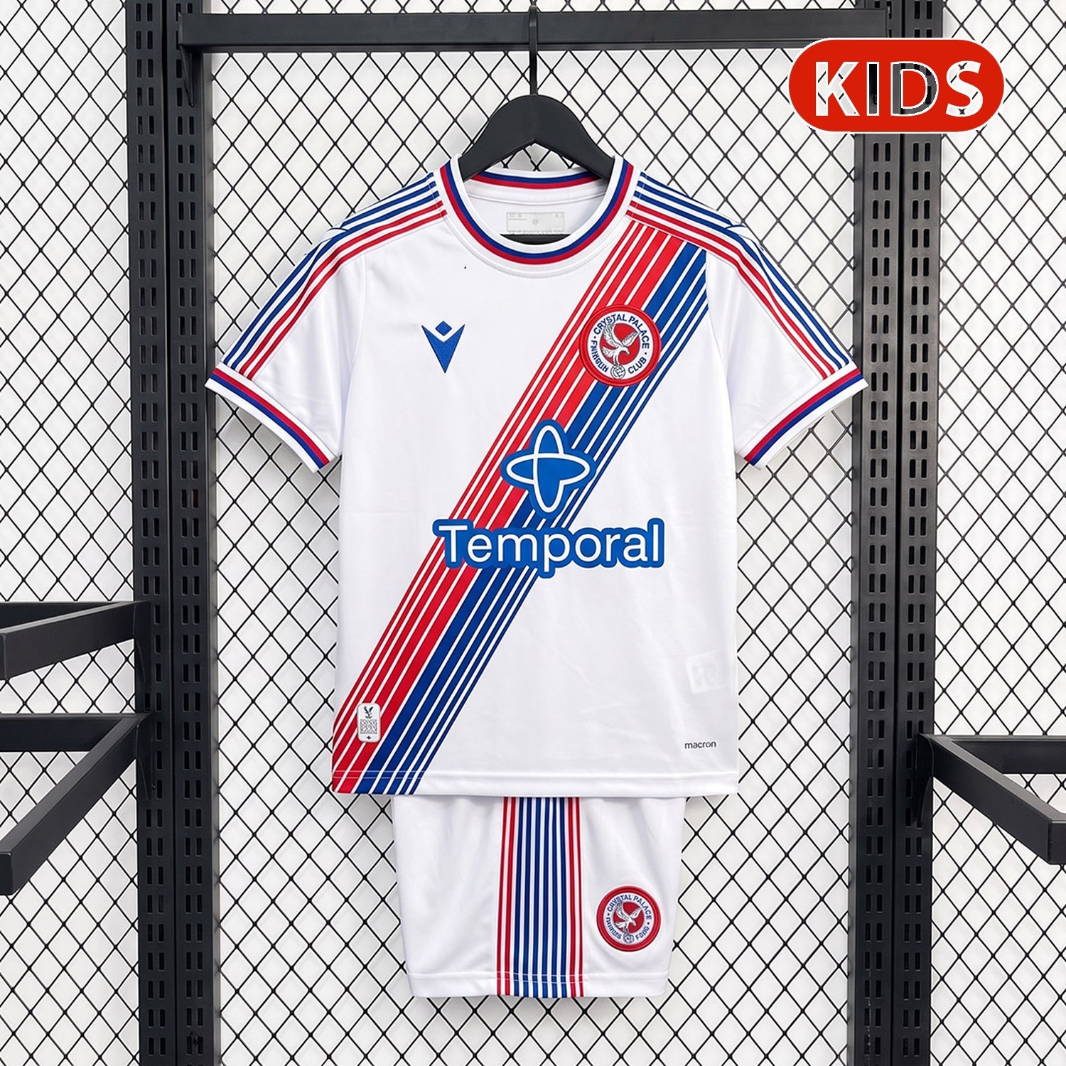 Crystal Palace 26-27 Home Kids Kit - UnitedFutballJersey
