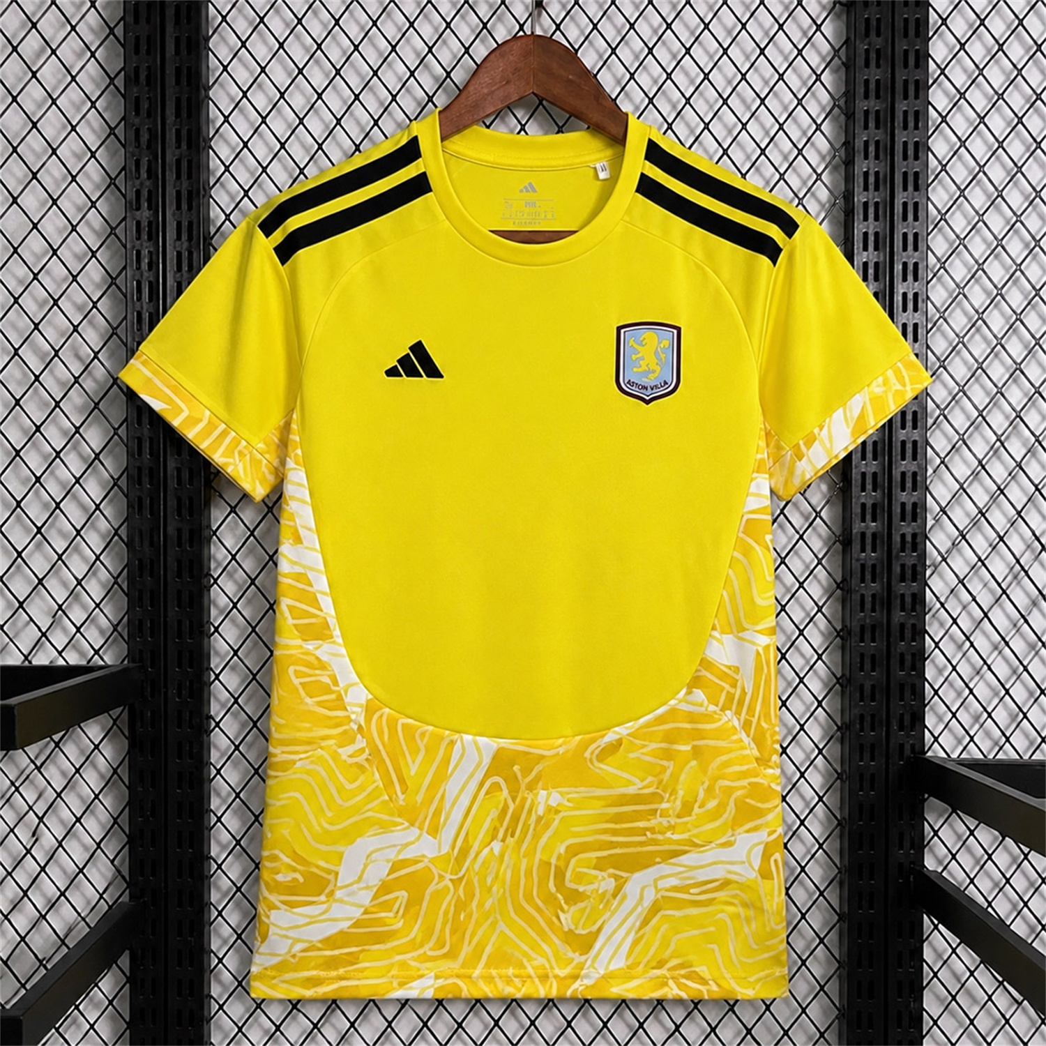 Aston Villa 26-27 Yellow Goalkeeper Jersey - Fans Version - UnitedFutballJersey