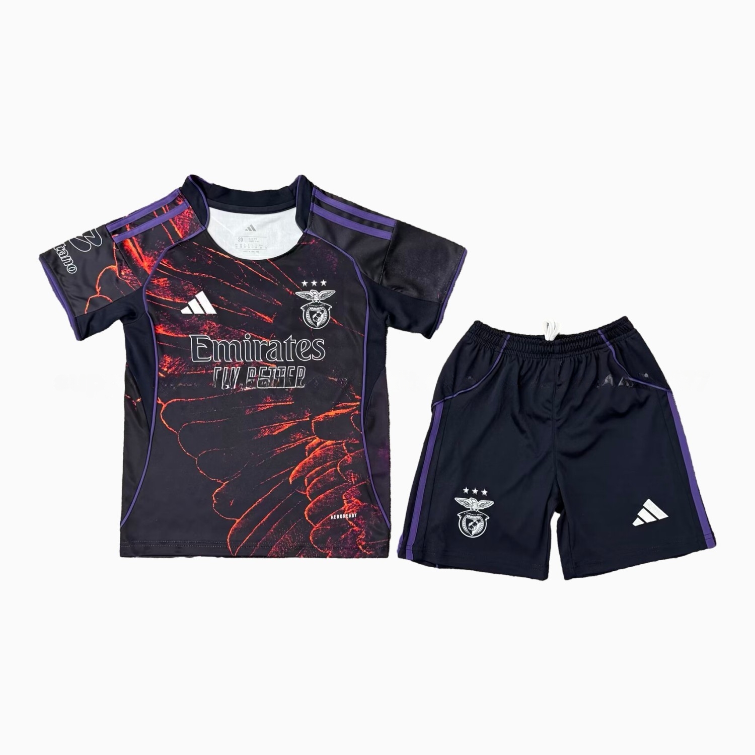 Benfica 26-27 Black Red Special Men's Adult Jersey Set - Fans Version - UnitedFutballJersey