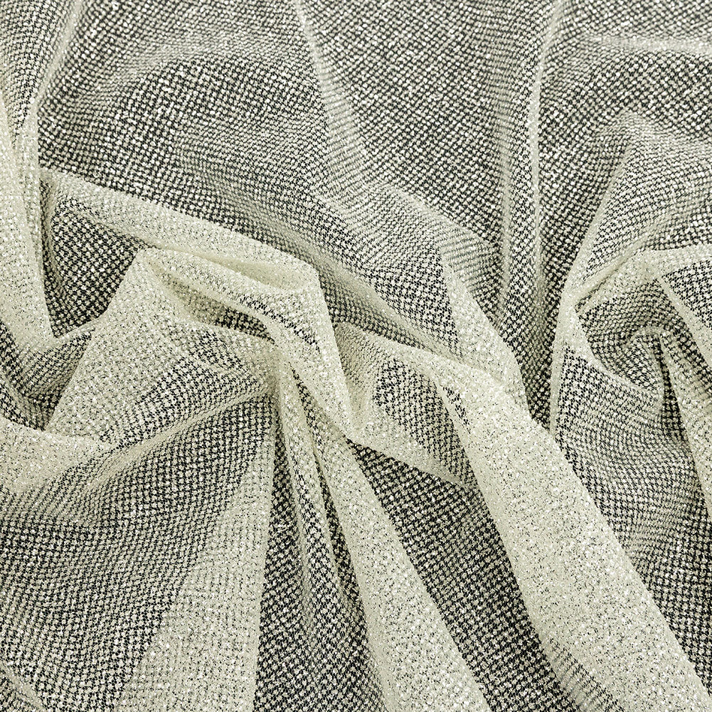 Tulle with Metallic Platinum Glitter - Clearly Aqua - Platina Collection - Joann Fabrics