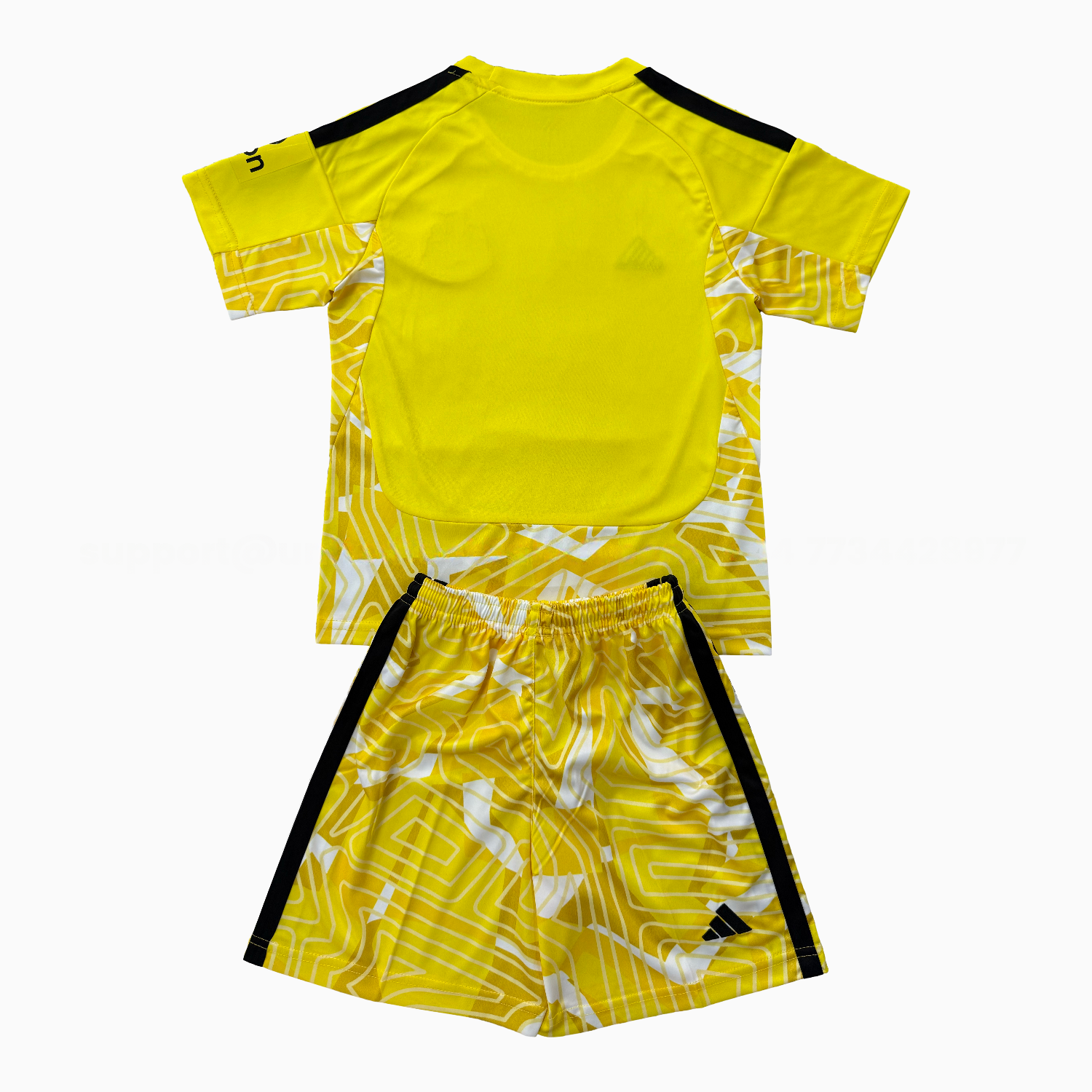 Newcastle United 26-27 Yellow Goalkeeper Kids Kit - UnitedFutballJersey
