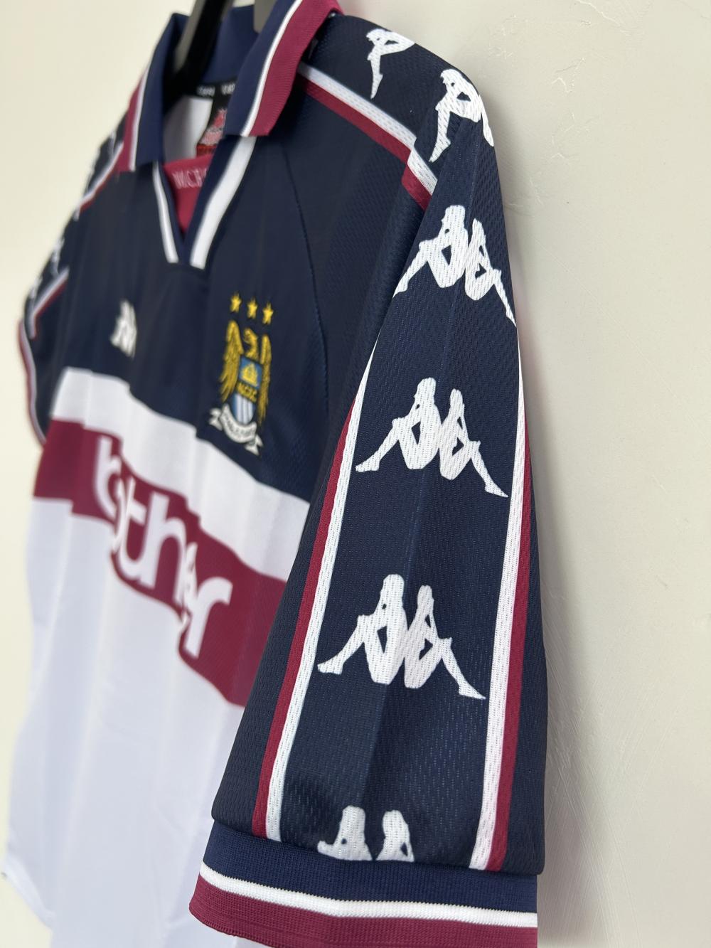 1997-1998 Retro Manchester City Away Football Shirt 1:1 Thai Quality