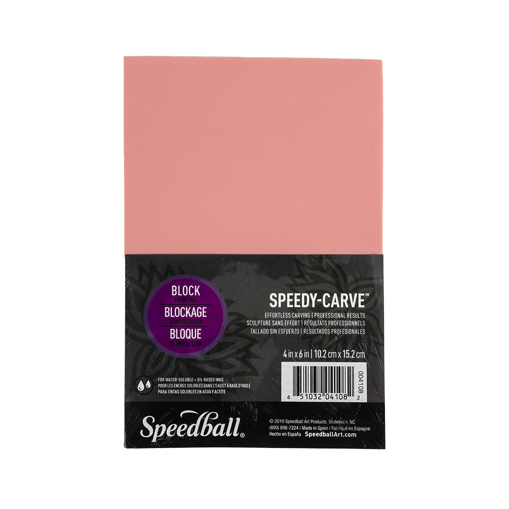 Speedball Speedy Carve Ultra Soft Carving Block - 4 x 6