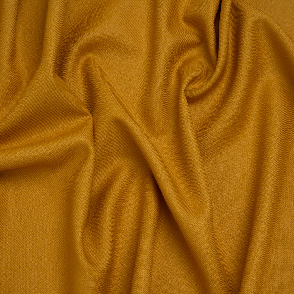 Virgin Merino Wool Twill Suiting Made in Italy - Yellow Ochre - Joann Fabrics