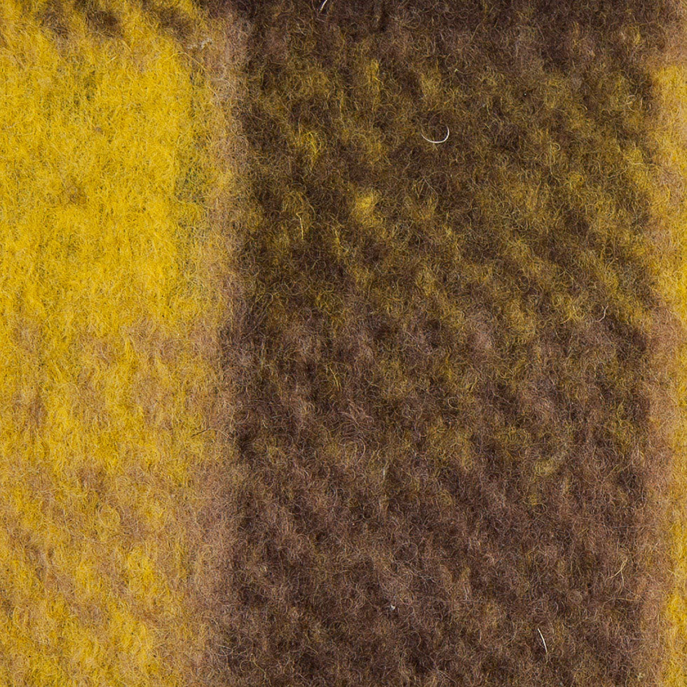 Medium Green/Brown/Black Plaid Bonded Lamb Leather and Wool - Joann Fabrics