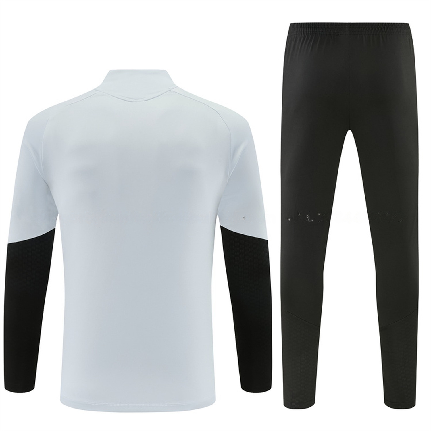 Liver.pool 26-27 Long Sleeve Training Set - Light Grey Top & Black Pants - UnitedFutballJersey
