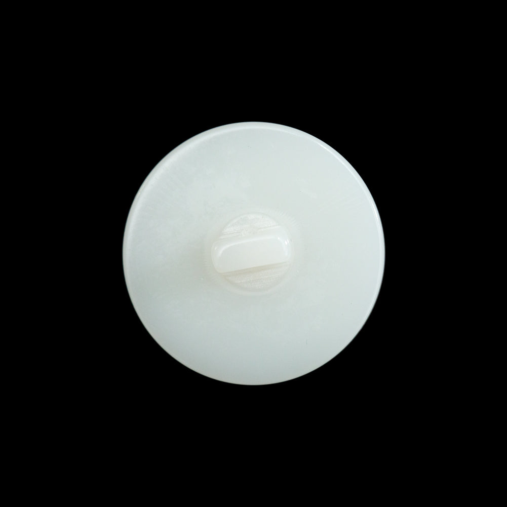 Ivory Plastic Button with Pink Rhinestone Center - 36L/23mm - Joann Fabrics