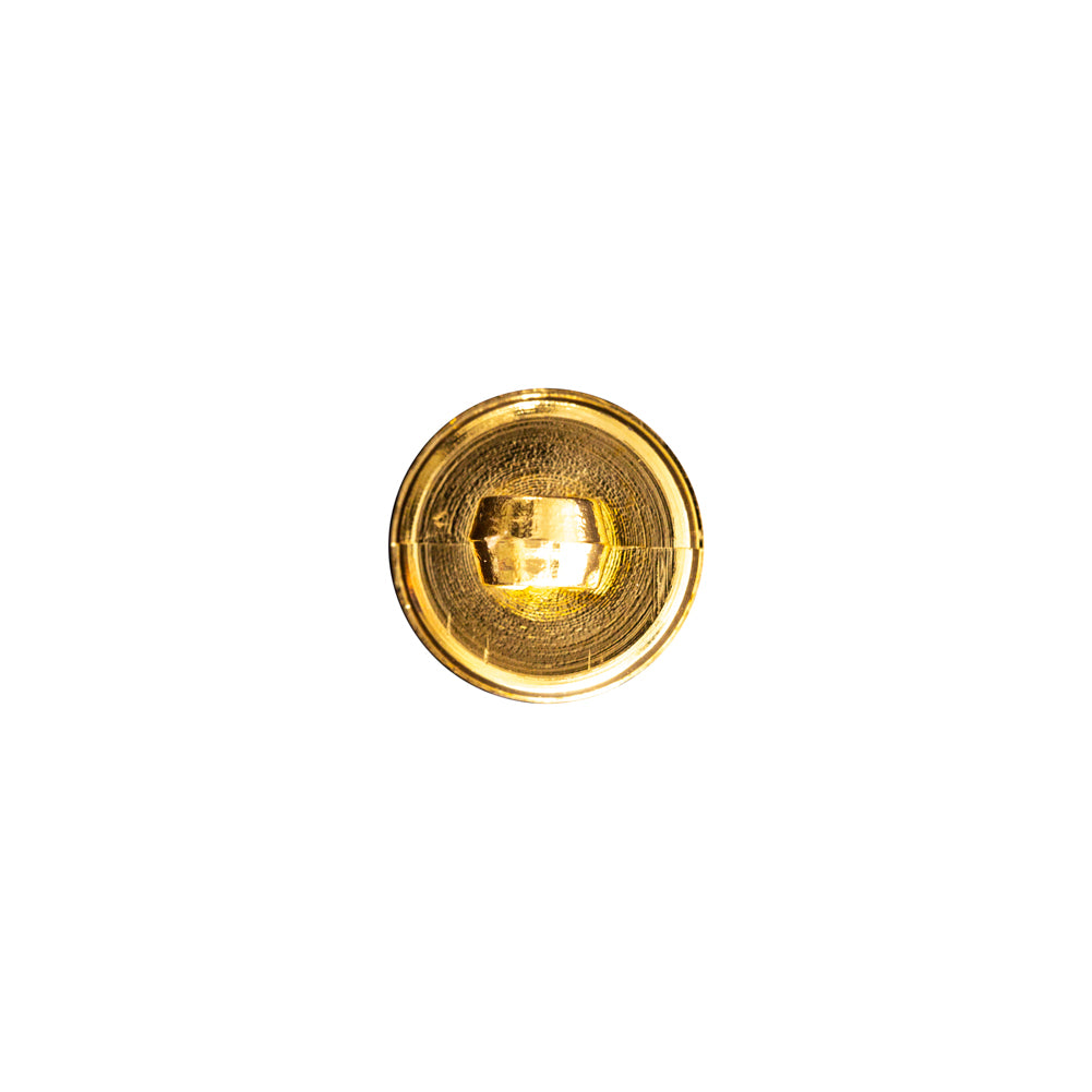 Italian Gold Domed Plastic Shank-Back Button - 18L/11.5mm - Joann Fabrics