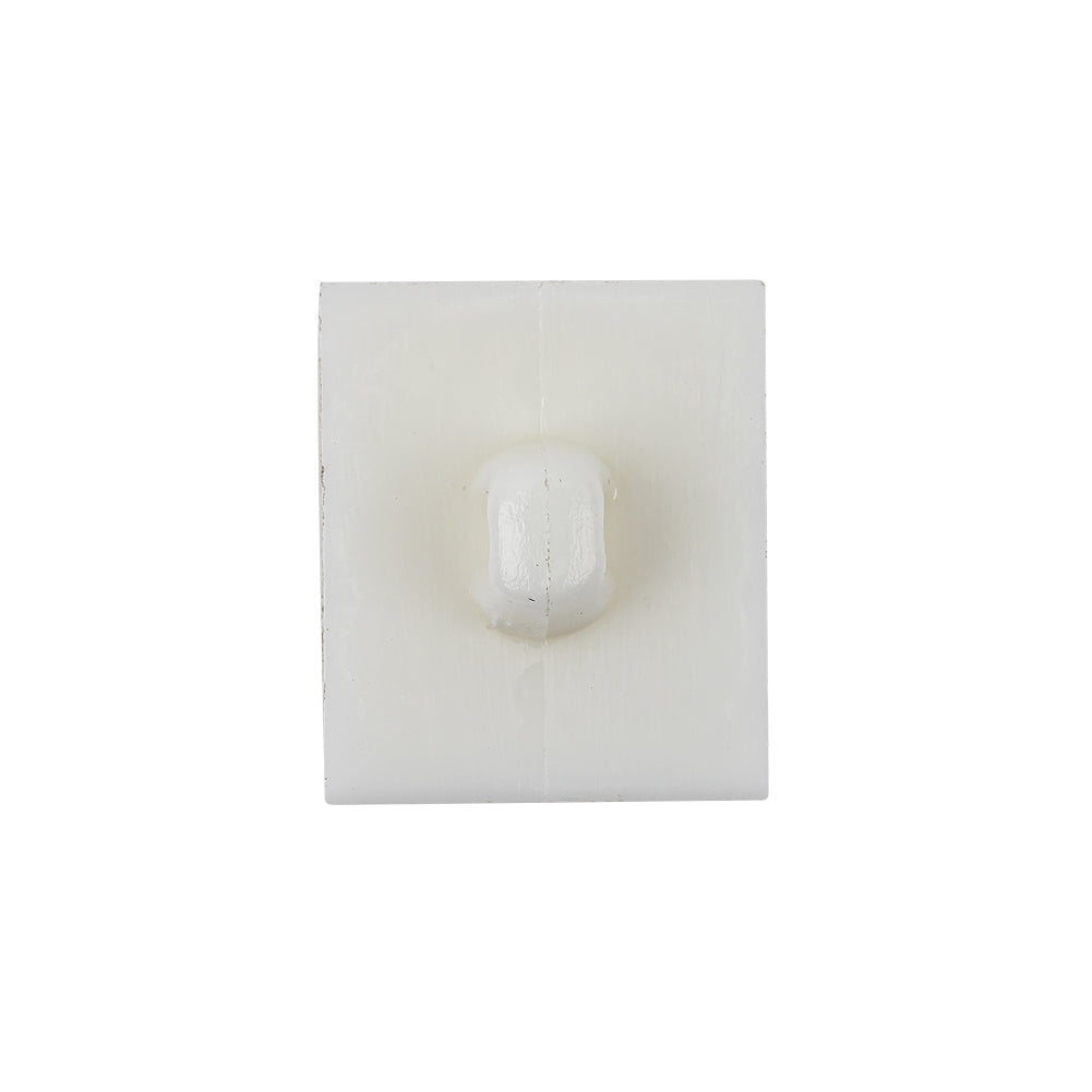 White Molded Rectangular Plastic Shank Back Button - 40L/25.5mm - Joann Fabrics