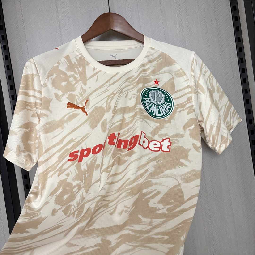 Palmeiras 26-27 Off-White Goalkeeper Jersey - Fans Version - UnitedFutballJersey