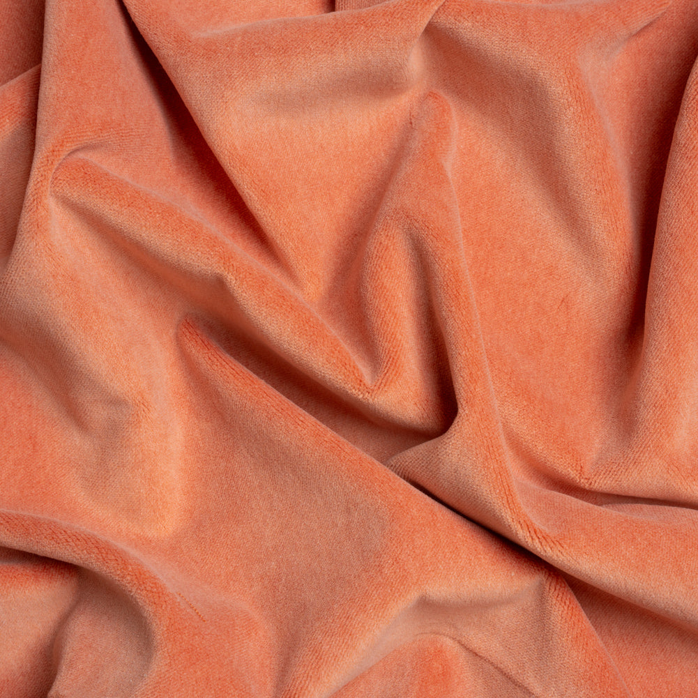 Cotton and Polyester Upholstery Velvet - Tangerine - Banton Collection - Joann Fabrics