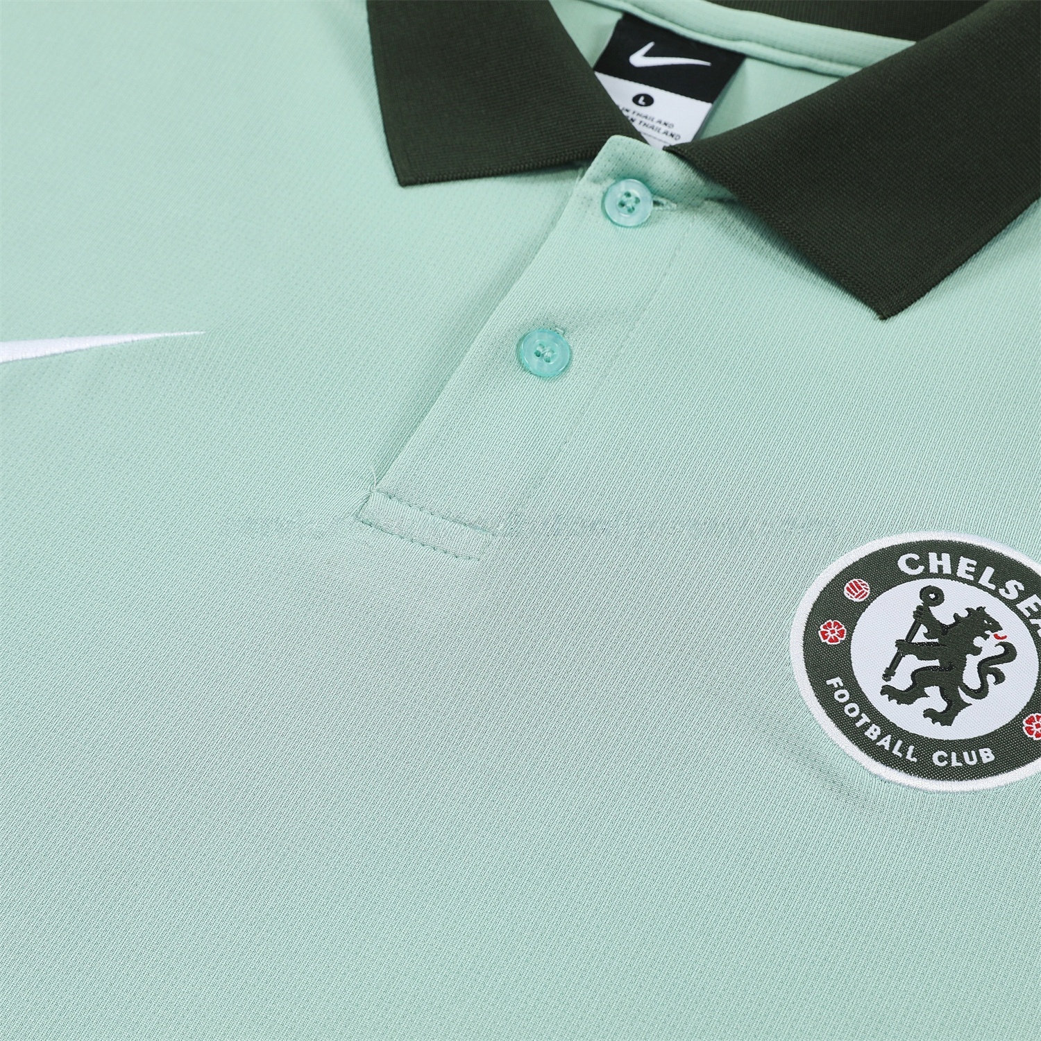 C.H.E.L.S.E.A 25-26 POLO Short-Sleeve Training Set - Light Green Top and Dark Green Pants - UnitedFutballJersey