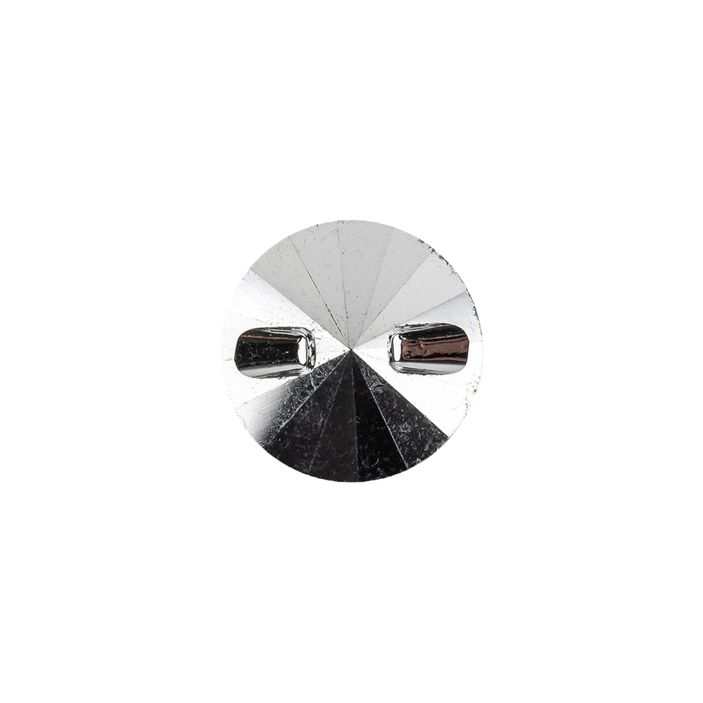 Vintage Swarovski Vitrail Medium and Silver Unfoiled Self Back Button - 22L/14mm - Joann Fabrics