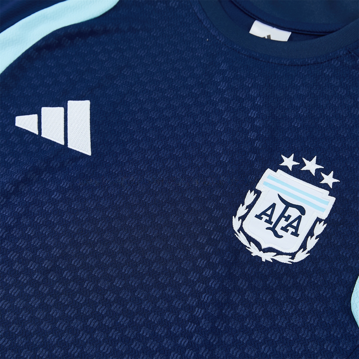 Argentina 2026 Short-Sleeve Training Set - Dark Blue Top and Shorts - UnitedFutballJersey