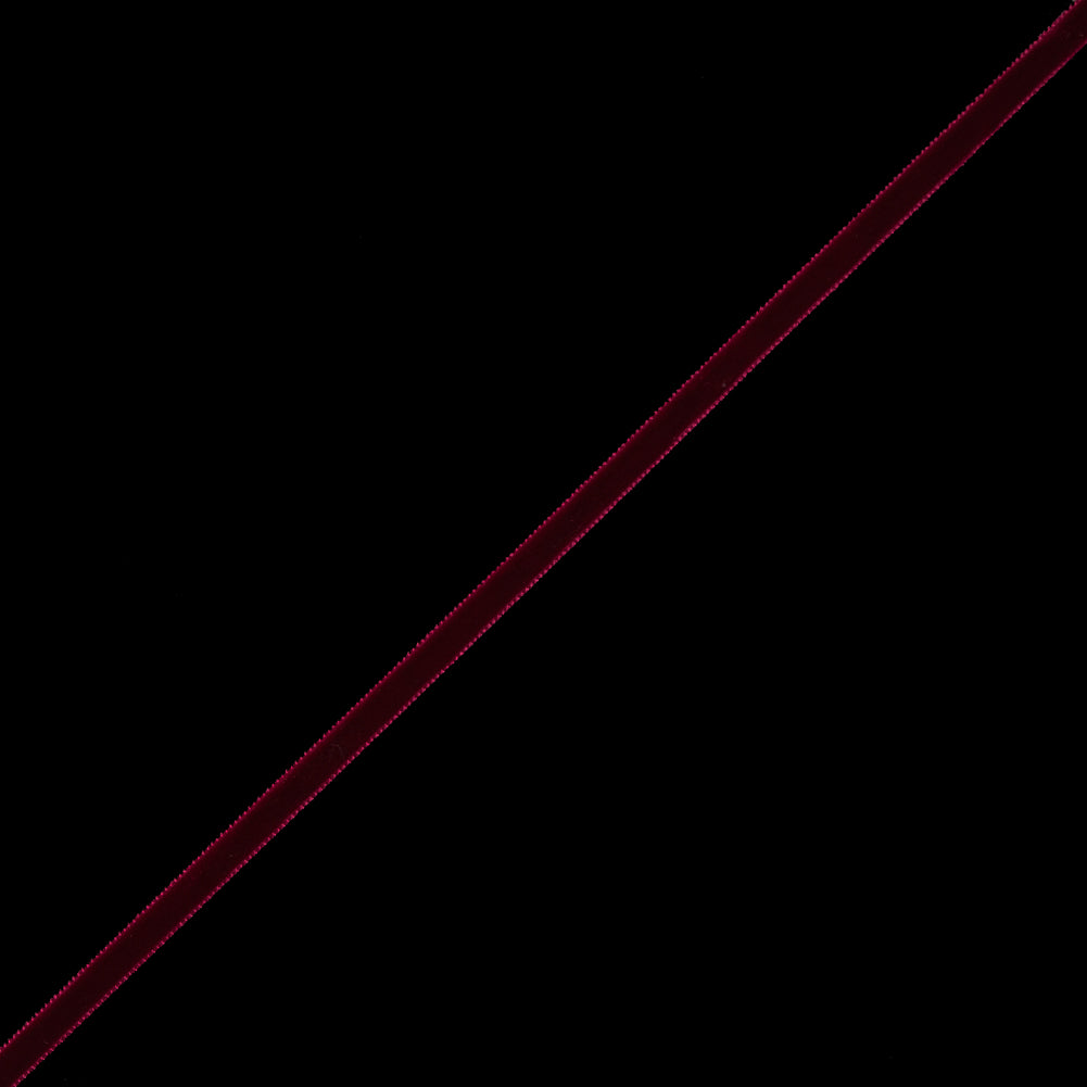 Single Faced Velvet Ribbon Made in Italy - 1/4
