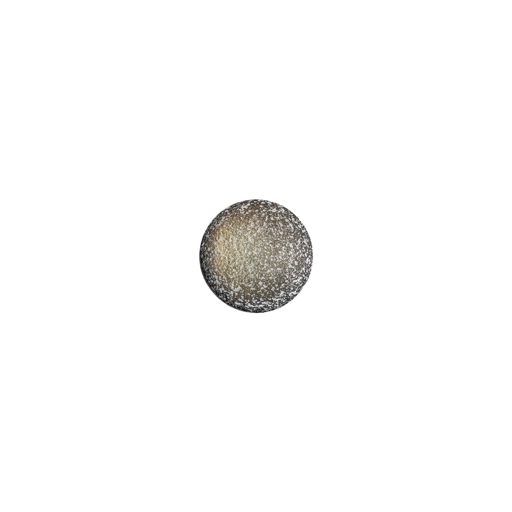 Italian Glow, White and Black Speckled Iridescent Shank Back Button - 14L/9mm - Joann Fabrics