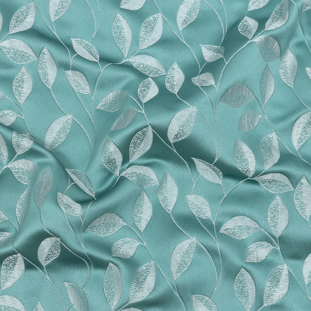 Satin-Faced Jacquard - Spa Foliage - British Imported - Joann Fabrics