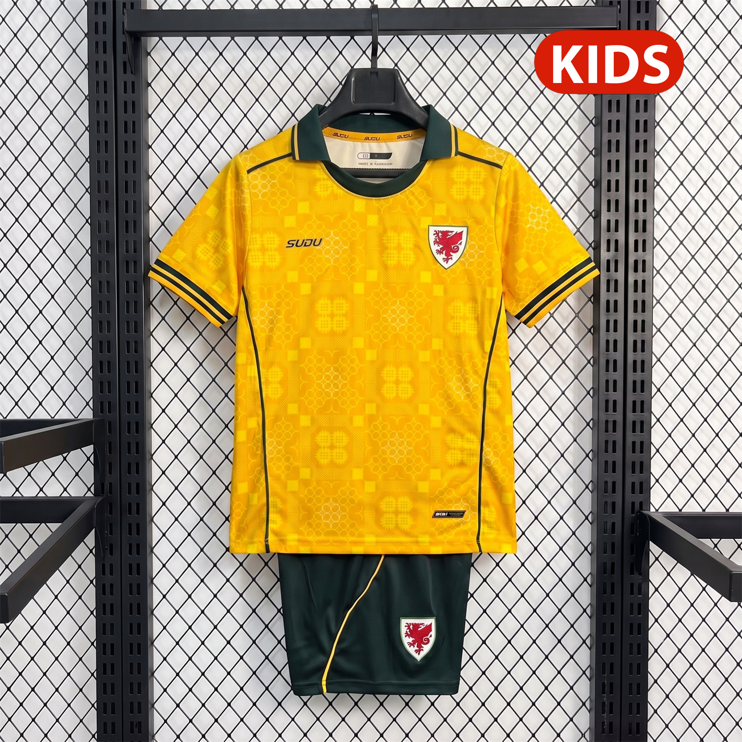 Wales 2027 Away Kids Kit - UnitedFutballJersey
