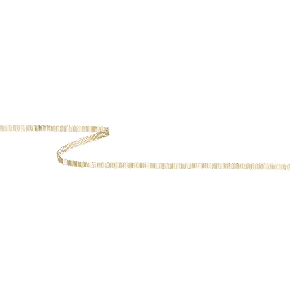 Almond Milk Recycled Polyester Petersham Grosgrain Ribbon - 4mm - Joann Fabrics