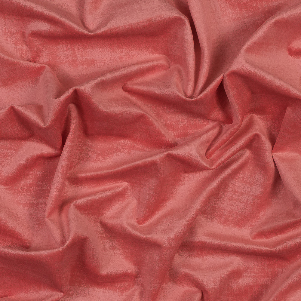 Embossed Textured Velvet - Coral - British Imported - Joann Fabrics