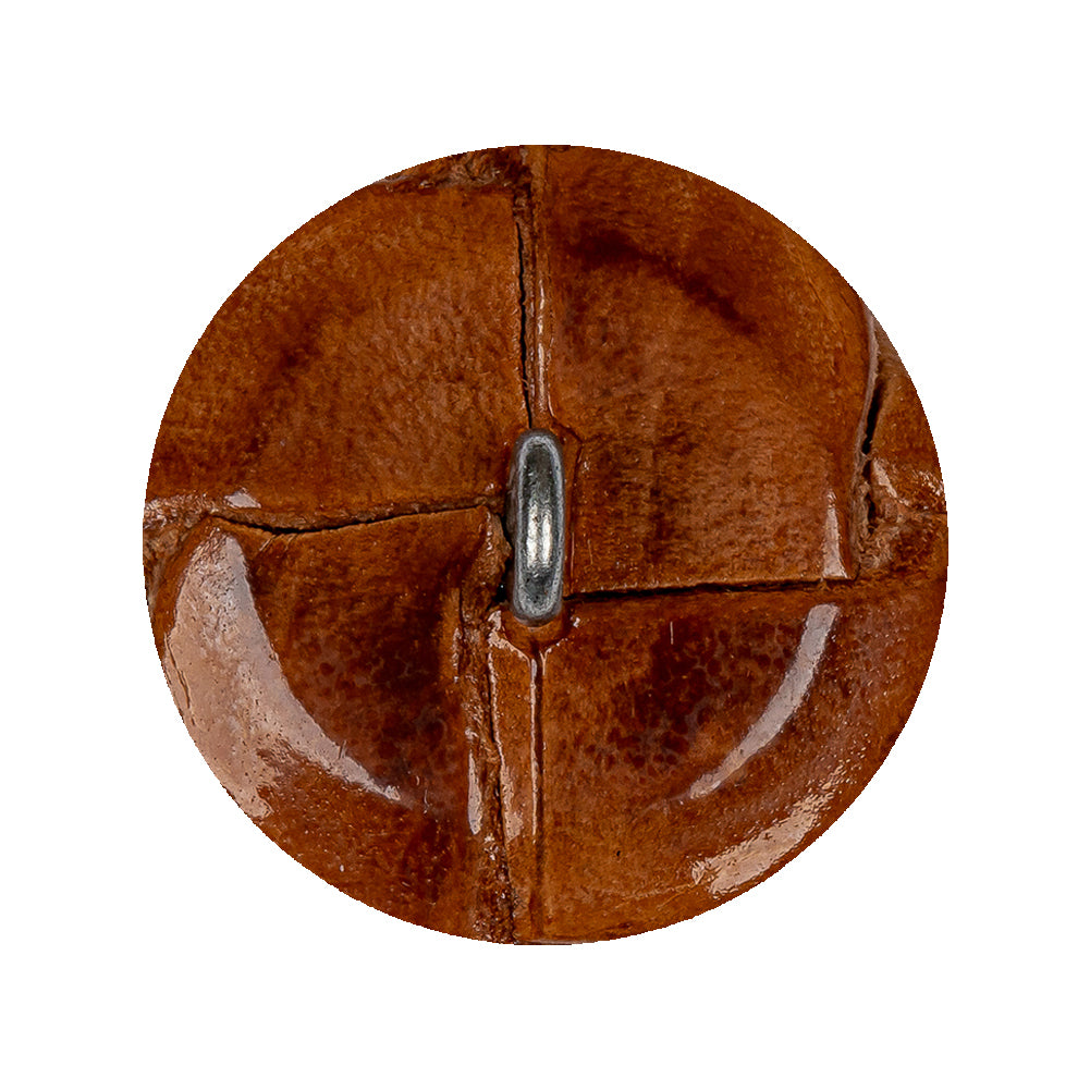 Lacquered Natural Leather Button - 45L/29mm - Joann Fabrics