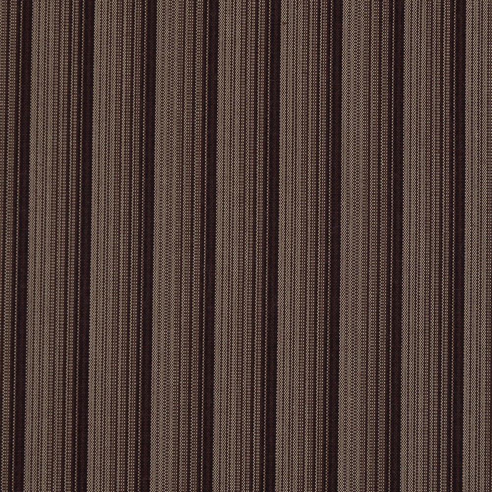 Brown and Taupe Striped Cotton Shirting - Joann Fabrics