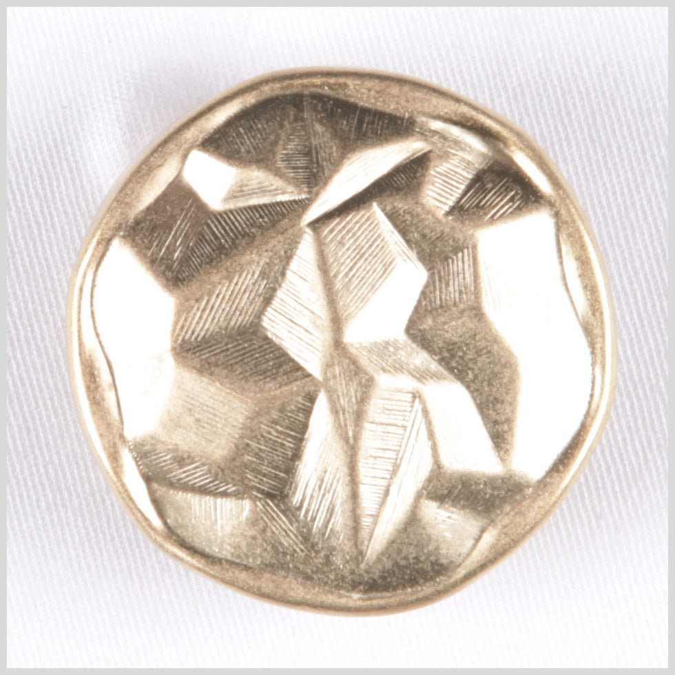 Matte Gold Molded Metal Shank Back Button - 48L/30.5mm - Joann Fabrics
