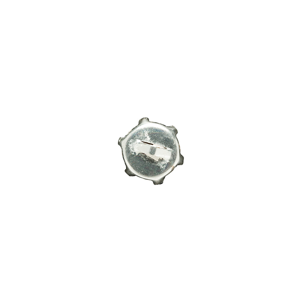 Crystal Rhinestone and Silver Metal Czech Button - 14L/9mm - Joann Fabrics