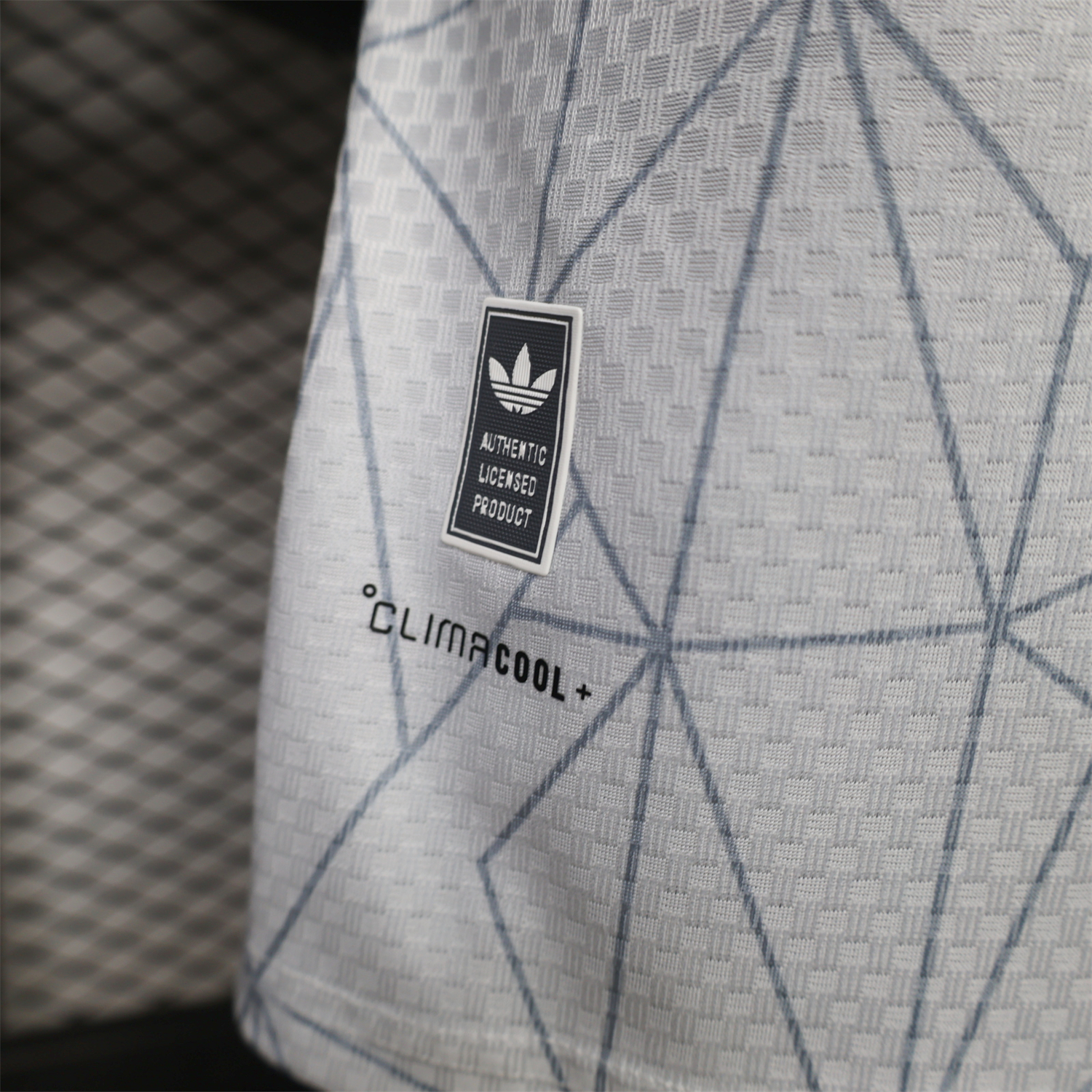 INT M.A.M 26-27 Grey-Blue Lines White Special Jersey - Player Version - UnitedFutballJersey