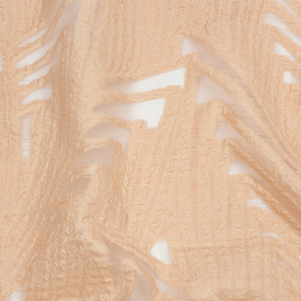 Metallic Peach Overlapped Nested Triangles Luxury Burnout Brocade - Joann Fabrics